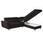 Alfreddie Leather Corner Sofa with Sleeping Function and Storage-356251849-356251846