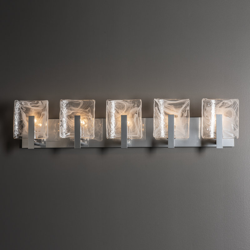 Arc 5 - Light Dimmable Bath Bar, Sterling