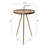 Side Table With Tripod Steel Legs