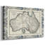 Carte bordée de l'Australie - Toile tendue avec châssis-578620517