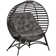 Henegar Steel Premium All-Weather Wicker Outdoor Lounge Chair