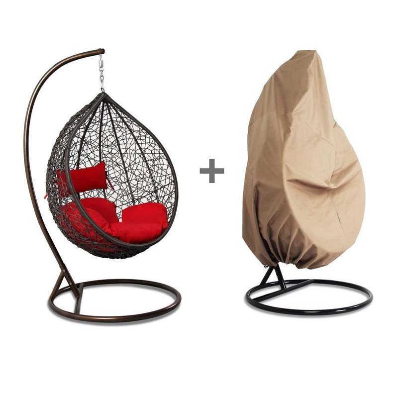 Balancelle avec support, Rouge