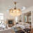 Dreux Modern Crystal Ceiling Fan with LED Bulbs and Remote Control -1765118304-1784294060