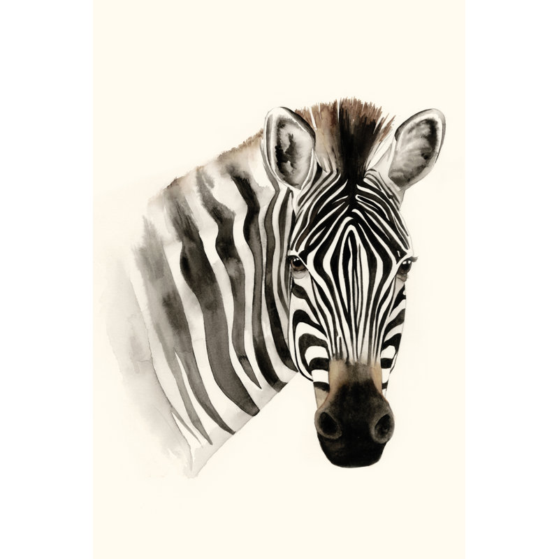 Safari Portrait II by Grace Popp - Print on Canvas, Wrapped Canvas, 46cm H x 30cm W