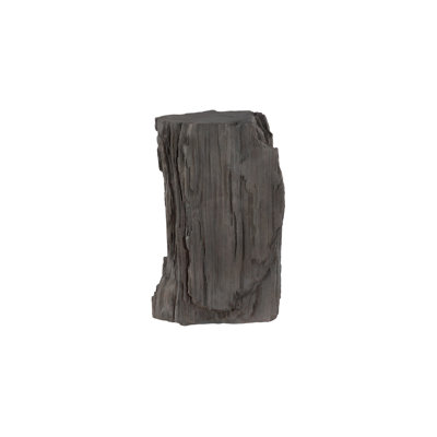Stratified Cast Stone Pedestal, Painted Slate