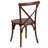 Arquit Stackable Cross-Back Wooden Bistro Chair-33388890-125324606