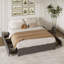 Base de lit plateforme de rangement, 4 tiroirs spacieux, lattes en bois robustes-22418676