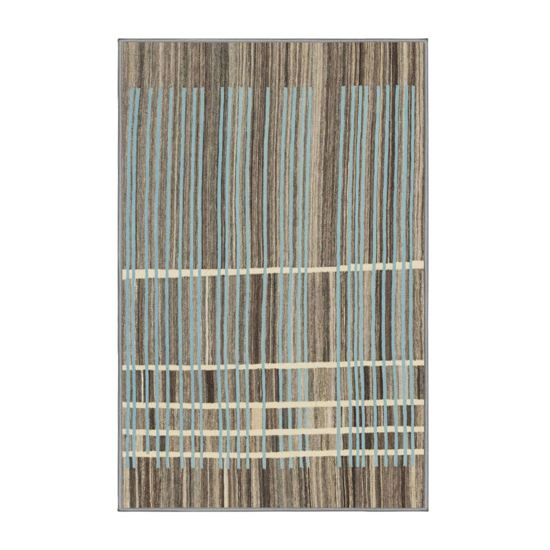 Abstract Indoor Rug, Rectangle 2' x 3'