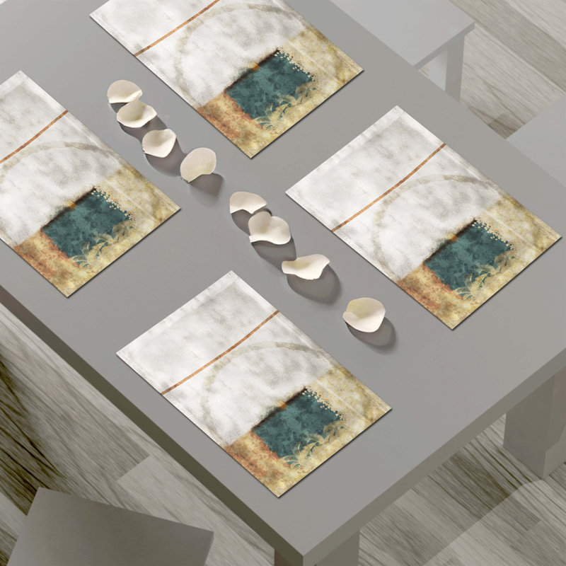 Polyester Abstract Rectangle Placemat