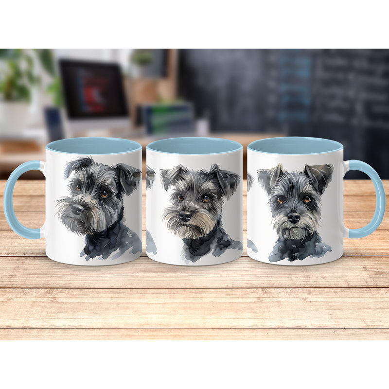 Mug, 3, Light Blue