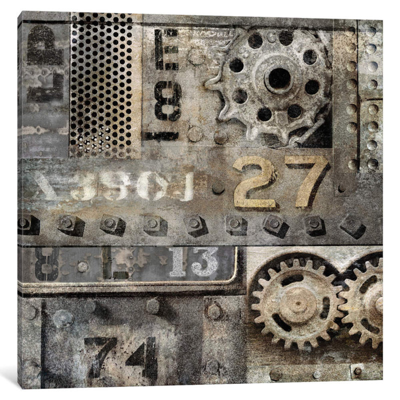 Industrial II by Dylan Matthews - Print on Canvas, 66.04 cm H x 66.04 cm W x 1.91 cm D, No Frame
