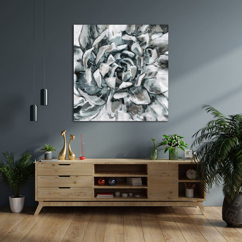 Echeveria Agavoides I - Impression sur toile tendue, H 8 po x l 8 po x P 1,5 po