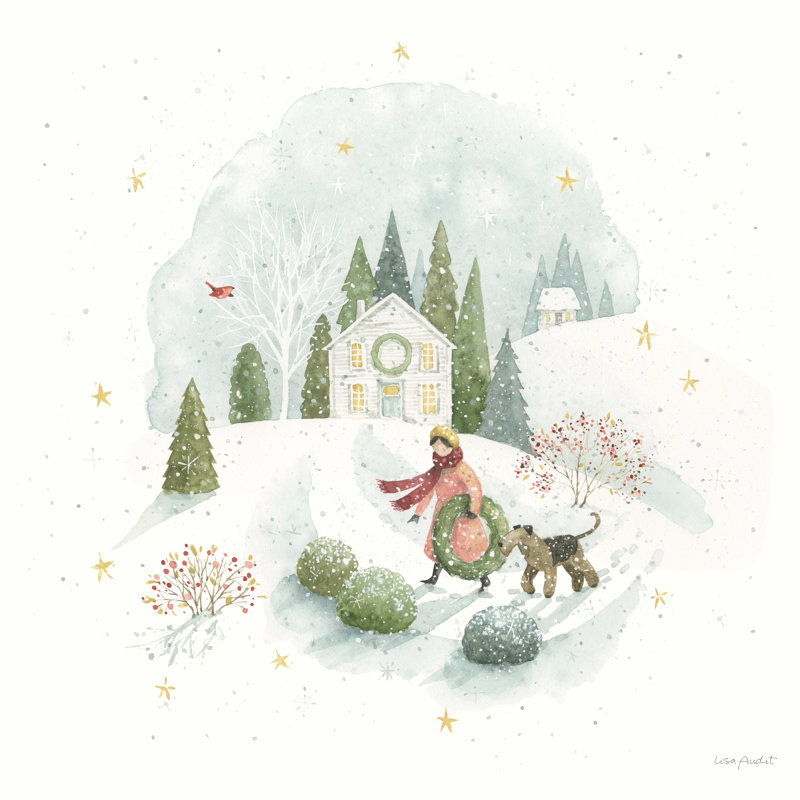 Rashelle Magical Winterland II par Lisa Audit, H 30 po x l 30 po