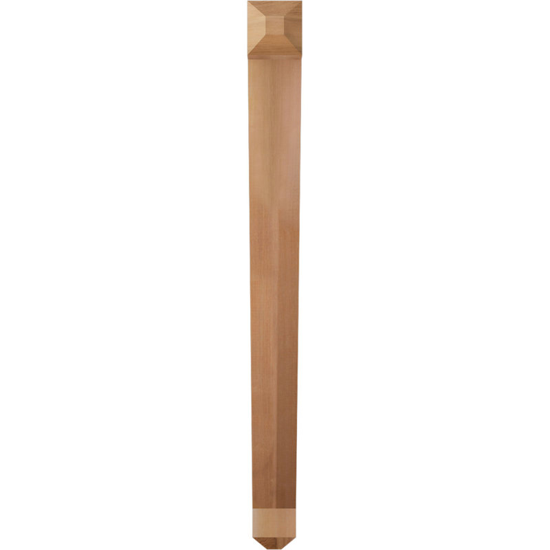 Support pour artisan traditionnel, Cèdre rouge de l'Ouest (lisse), 46" H x 4" W x 38" D