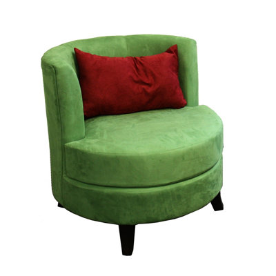 Fauteuil d'appoint 30,5 po, coussin inclus, grand rembourrage décoratif, détails des pieds brun foncé, design contemporain 30,5 po avec coussin, coussins luxueux, décorations