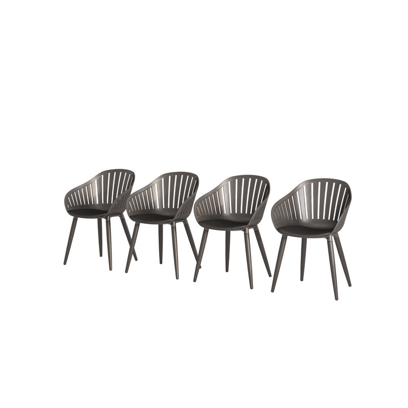 Ihtesham 15.8'' H Armchair, Black, Black