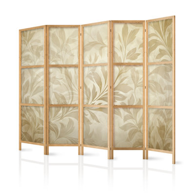 171cm H Solid Wood Folding Room Divider