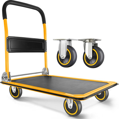 Chariot poussoir, chariot pliable, 330 lb, poussoir