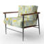 Fauteuil d'appoint floral Floral-376332673