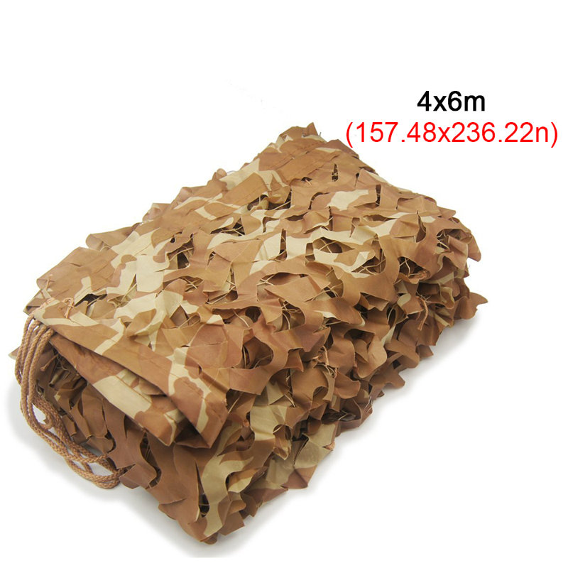 Housse de filet de camping camouflage, Brun, H 156 po x l 236,16 po x P 1 po