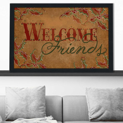 Welcome Friends (Horizontal) par By Jodi - impression