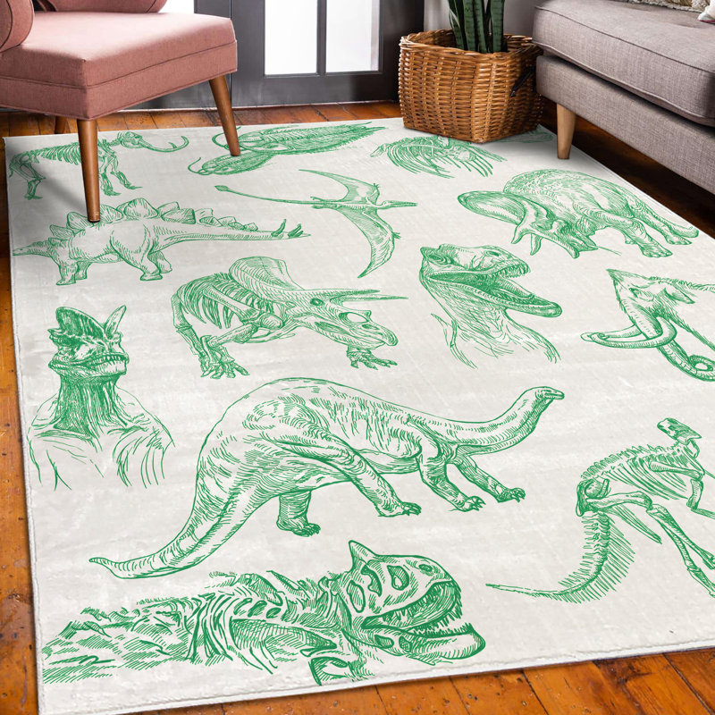 Tapis décoratif Shaftbury, Rectangle 4 pi x 5 pi 5 po