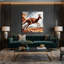 Faune, art mural sur toile brun kangourou-1342524264