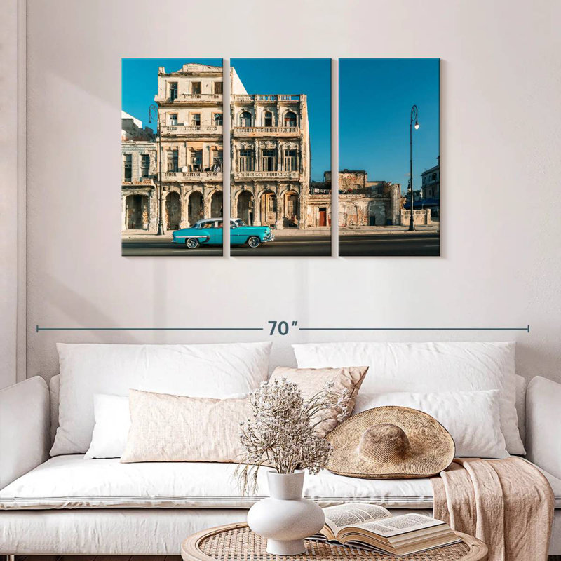 Rorry Old Havana Speeding Car, 28" H x 45" W