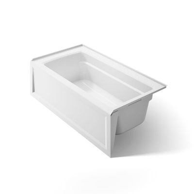 Archer® 60" x 32" Soaking Acrylic Bathtub with Heater
