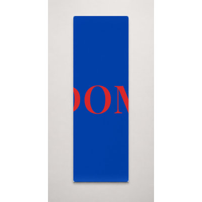 Drapeau dominicain République du monde, monogramme de diamant de luxe - blanc bleu rouge - art mural sur toile