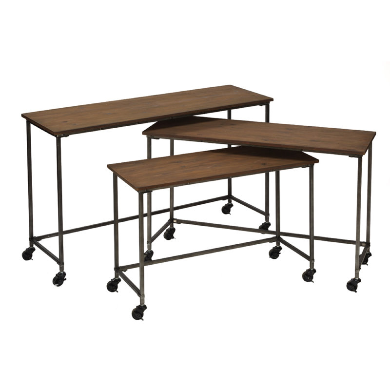 Ensemble de 3 consoles Tena, Noir