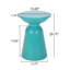 Outdoor Metal End Table -Large
