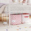 Structure de lit simple avec tête de lit et pied de lit, sommier avec rangement, aucun sommier requis, assemblage facile sans bruit, blanc-776442816