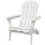 Ensemble de 2 chaises de patio en bois pour l'extérieur Adirondack en bois massif avec grain de bois-513261348