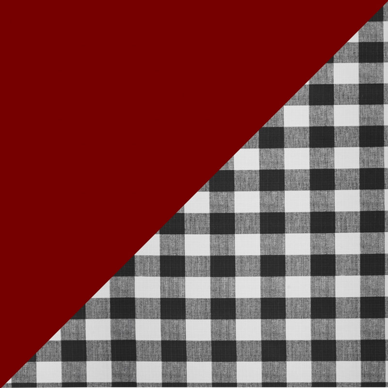 Plaid Outdoor Reversible Throw Pillow, 20" x 20"