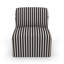Chaise longue rembourrée sans accoudoirs avec tissu Sunbrella Eliana-1729456070