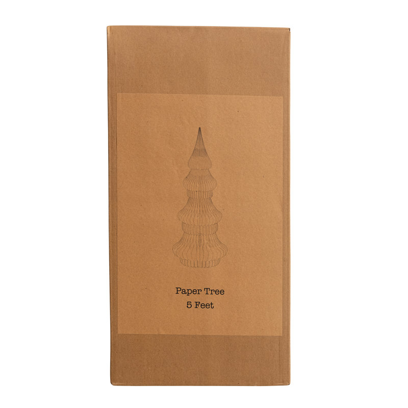 Arbre en nid d'abeille en papier recyclé, 60" H x 26" W x 26" D