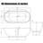 70.67'' x 31.89'' Freestanding Soaking Acrylic Bathtub