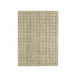 Mosaic Wool Geometric Area Rug in Green
