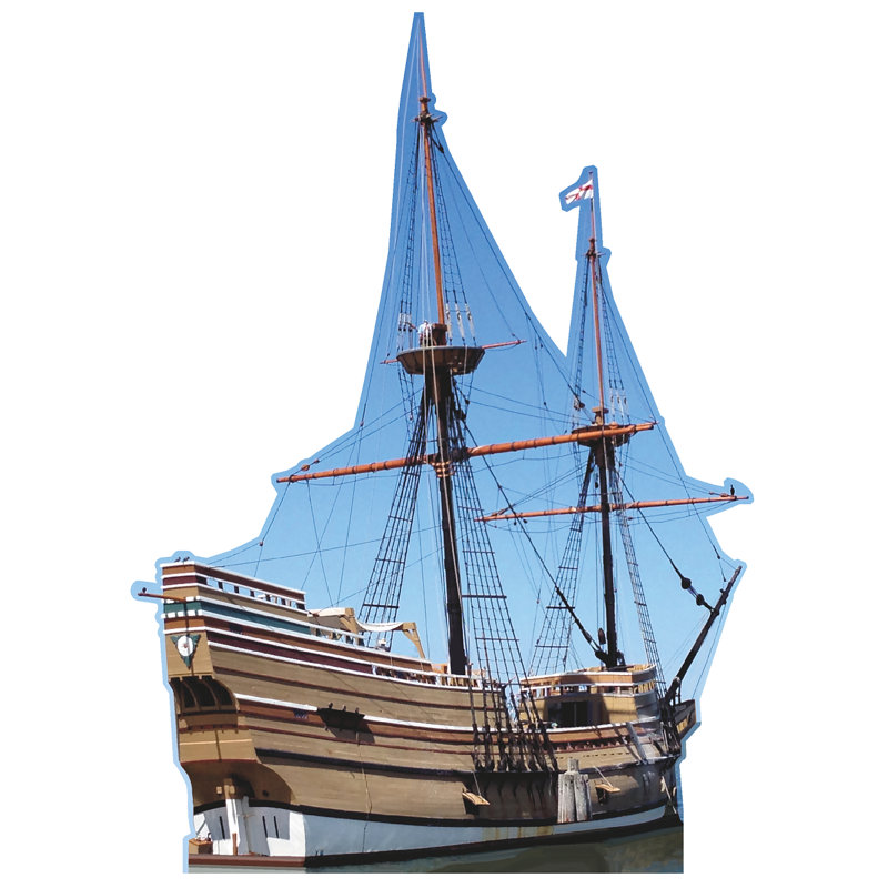 Mayflower Ship Cardboard Standup