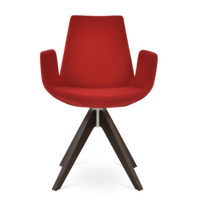 Chaise en bois pyramidal eiffel accoudoirs