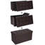 Repose-pieds de rangement rectangulaire en similicuir de 30 po Delmont