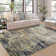Non-Slip Machine Washable Area Rugs, Modern Abstract Rug with Non-Slip Backing for Living Room Bedroom Dining Room