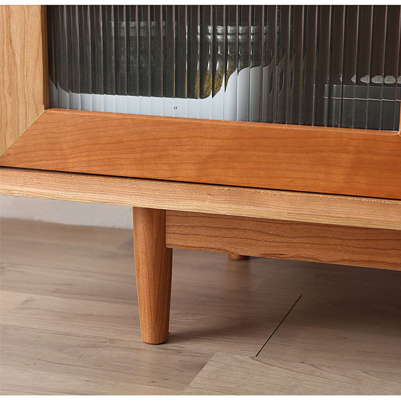 Solid Wood Simple Cutlery Storage Cabinet