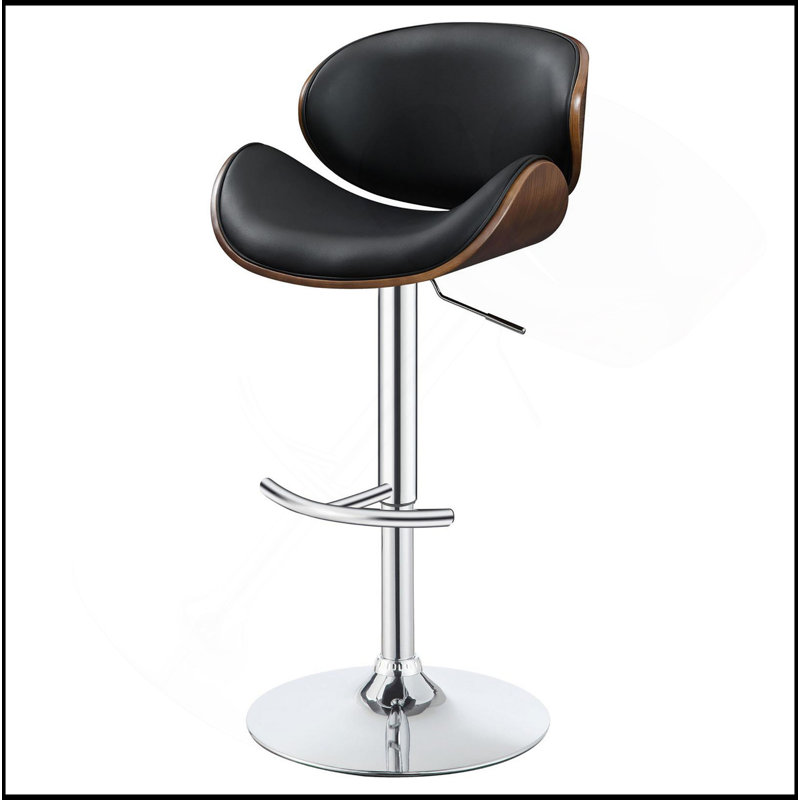  Tabouret de bar réglable, Noir