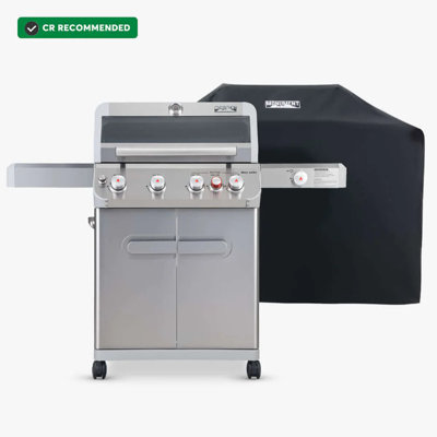 Monument Mesa 415Bz Stainless Gas Grill With Cover -  Monument Grills, M415BZ-1