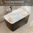 Glendale Casainc 43'' Freestanding Soaking Acrylic Bathtub-109080062