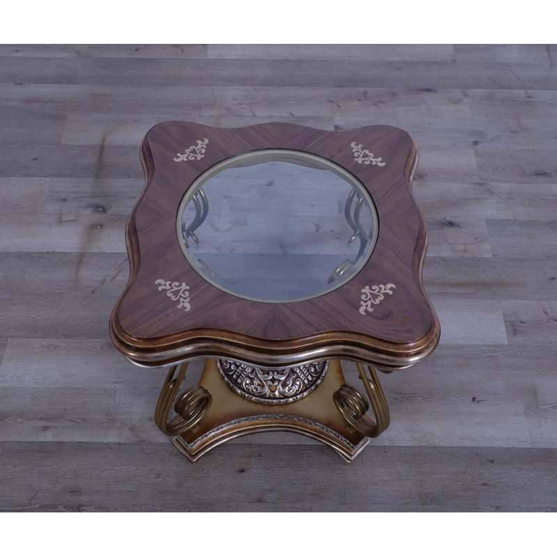 Rosella Glass End Table