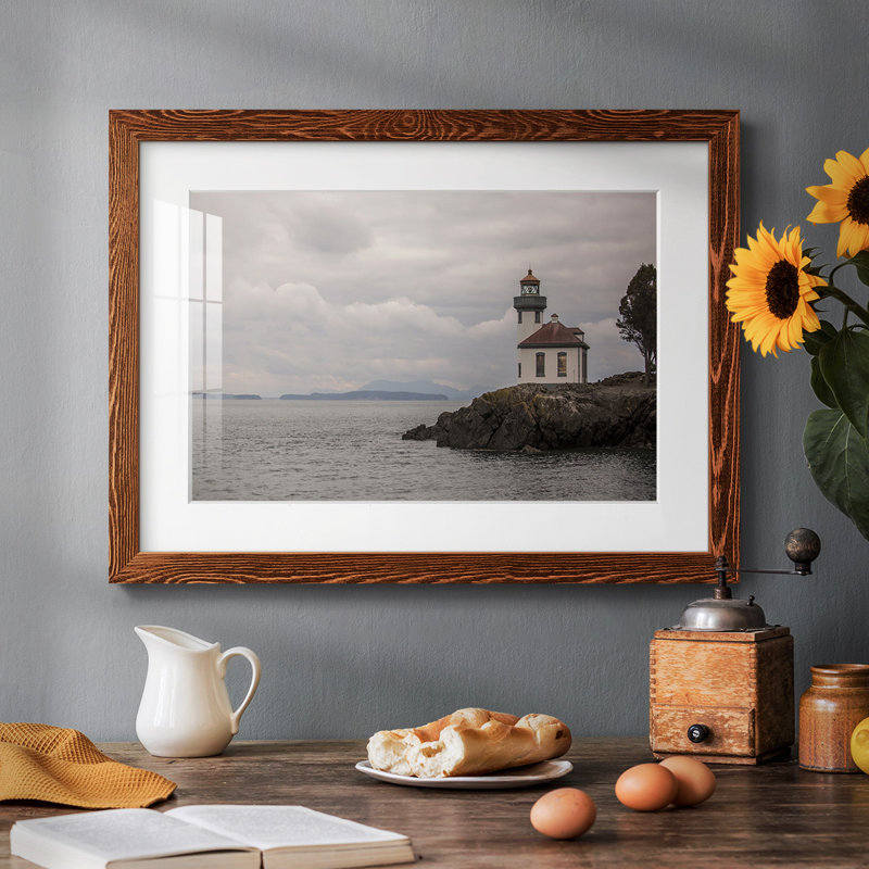 Veillée encadrée sur papier, Érable, H 26 po x l 38 po x P 1,5 po