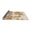 Tapis brun en laine Power Loom-1176486869